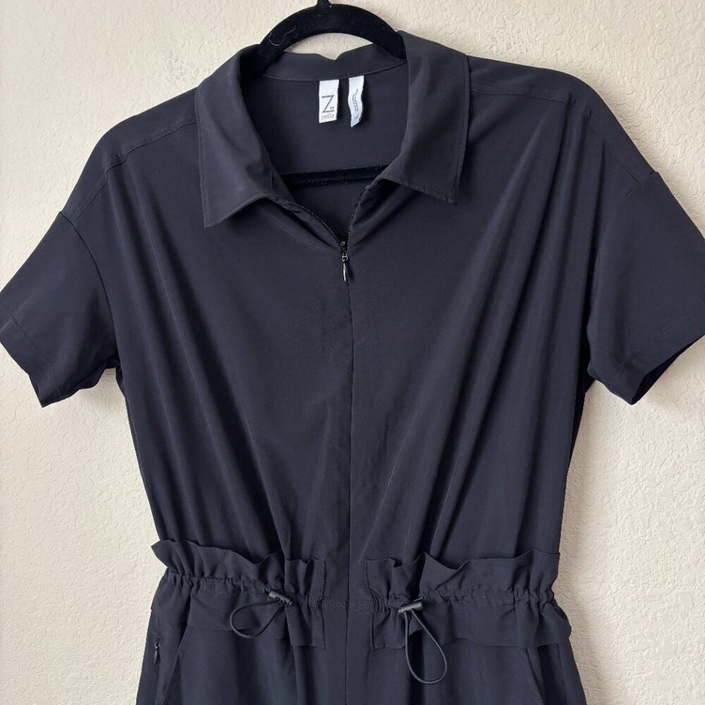 Z by Zella Take a Hike Utility Romper Athletic Athleisure Travel Day - Picture 3 of 14